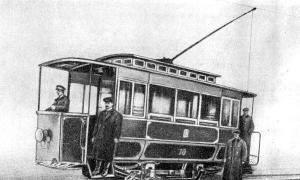 Il primo tram in Russia