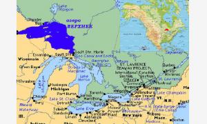 Lake Superior Górna powierzchnia lokalizacji km2