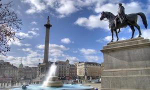 Trafalgar Square en inglés