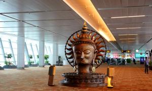Aeroporti di Delhi - un unico terminal della capitale dell'India